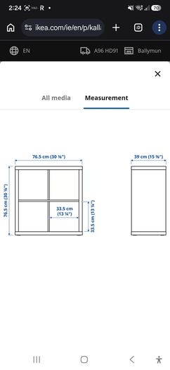 Kallax ikea shelving unit