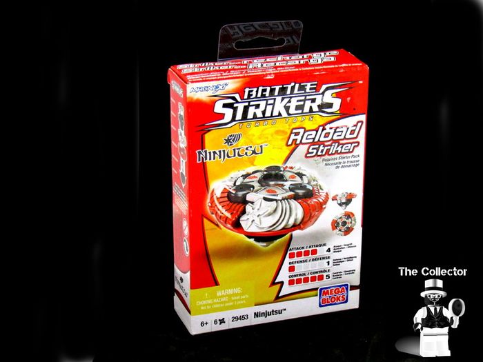 Lot of 4 Mega Bloks Magnext Battle Strikers Turbo Tops Reload Striker Nautilus 29452 Sharkblade 29454 Ninjutsu 29453 Striker Wolfen 29456 All New Sealed