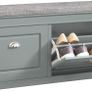 Shoe Storage with seat cushion cabinet for shoes Elegant Image 4