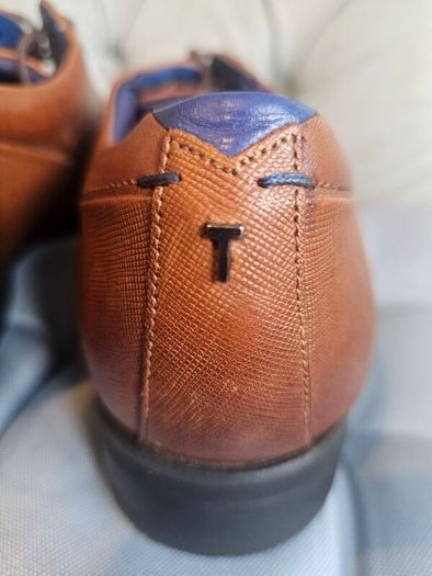 Ted Baker Mens Brown Leather Dress Shoes