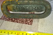 Beautiful Old Letterbox, Raised LETTERS on the flap, Postage Available