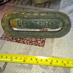 Beautiful Old Letterbox, Raised LETTERS on the flap, Postage Available
