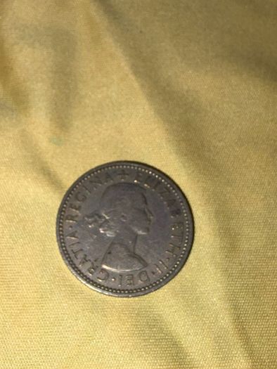 1958 Great Britain One Shilling Coin - Scottish Shield Design