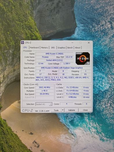 Ryzen 5 3400g + Gigabyte B550 Gaming X V2 + 16GB DDR4 3200MHZ combo