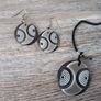 Charm Pendant Necklace/ Earrings Set. Image 2