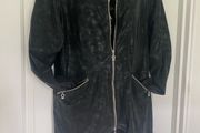 Stunning designer black coat
