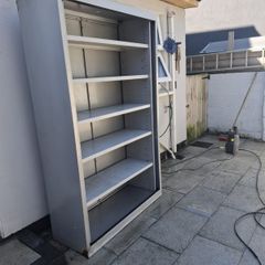 full steal shelf unit