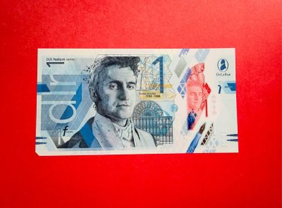 Test  Banknote  Polymer Plastic   Thomas  De La  Rue. 1793 - 1866( Uncirculated )
