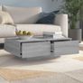Coffee Table Grey Engineered Wood Image 2