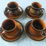 Rare Celtic Ennis pattern Coffee Cups & Saucers Image 10