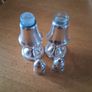 Sterling Silver Salt Pepper Set glass liners Image 8