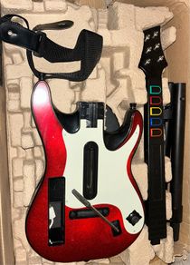 Nintendo WII Guitar and Drums