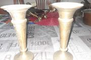 Old Pair of Brass Vases, Postage Available or Collection