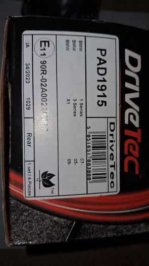 BMW Rear brake pads