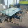whiskey barrel outdoor table Image 5