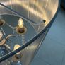 Modern Glam Crystal & Silver Thread Floor Lamp Image 3