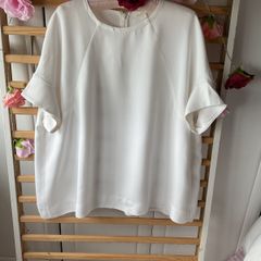 top cos white top size 16