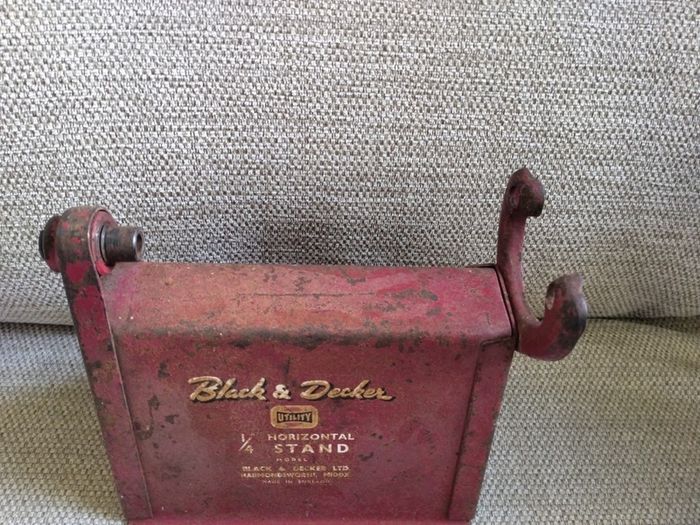 Vintage Tool Black & Decker 1/4" Horizontal Metal Drill Stand