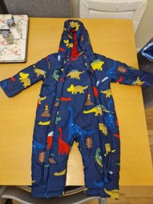 M&S Dinosaur All in one snowsuit