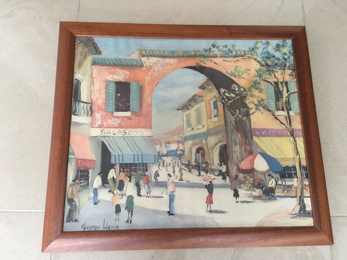 George Hann painting