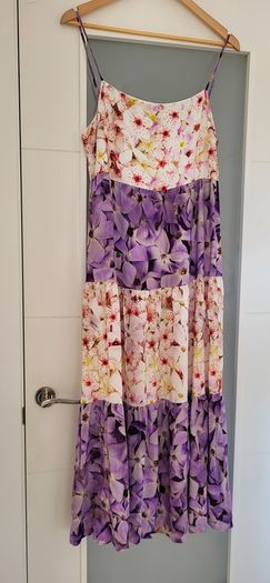 DESIGUAL Grandflower Midi Dress Sz M (Fit 12-14UK) - Rrp 119 (New)