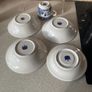 Arklow Pottery 3 Cereal/Desert Bowls 2 Cups & 1 Saucer Image 9