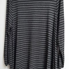 B&W stripe long top BNWT UK 22/24