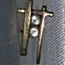 Vintage Gemset Hallmarked Gold/Silver Earring Image 3