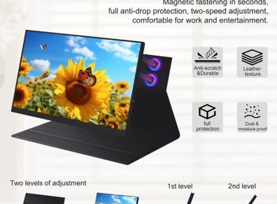 18.5 Inch Portable monitor - Magnetic Case - Price firm