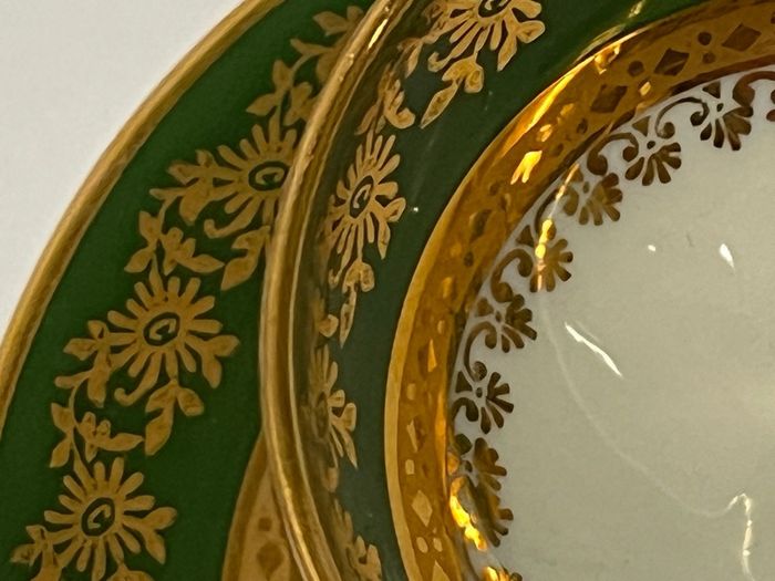 Vintage Giraud Limoges pedestal Cup & Saucer PRICE DROP