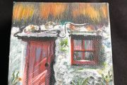 Miniature Block - Acrylic on Canvas - Rural Ireland