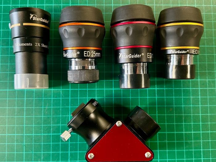 BST StarGuider 1.25" Eyepieces, Barlow, Diagonal