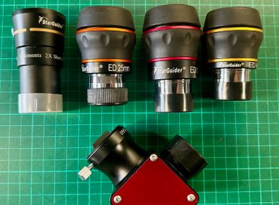 BST StarGuider 1.25" Eyepieces, Barlow, Diagonal
