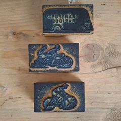French Transport Ink Stamps
