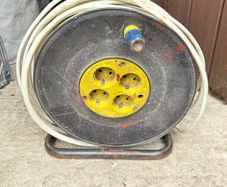 Heavy Duty 65m Extension Cable Reel - High Capacity 2-Core x 4mm2 Flex