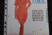 Vintage Clothes Patterns : " Clever Coral " and  " Sea - Urchins " : 1980s - 1990s