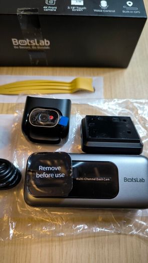 4K Dual Cam Dash Cam GPS WiFi