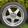 R17 Alloy Wheels Set Dual Pcd 4x100 / 4x114.3  Rs5 Style Image 4