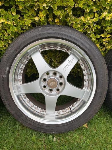 R17 Alloy Wheels Set Dual Pcd 4x100 / 4x114.3  Rs5 Style