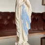 Beautiful Virgin Mary Statue by Dupont France Lourdes Early 20th Century Image 3