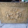 Vintage Firescreen & Fireside Box. Image 2