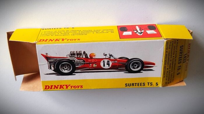 Diecast Vintage French Dinky Toys Surtees TS5 F5000 1969 - Near Mint Original Condition/Very Good Box