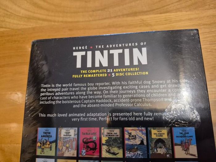 TinTin DVD - The Complete Collection All 21 Adventures
