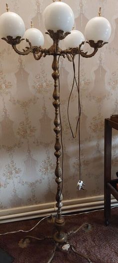 Brass Floor Lamp mid century