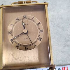 Lovely Small Brass Clock made In German.