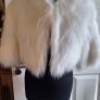 United Colours of Benetton White Faux Fur Jacket Image 5