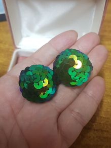 Vintage Sequin Earrings