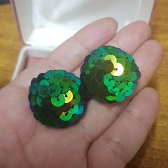 Vintage Sequin Earrings