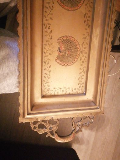 Vintage brass tray