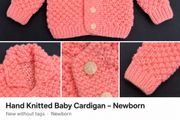 Newborn baby cardigan
